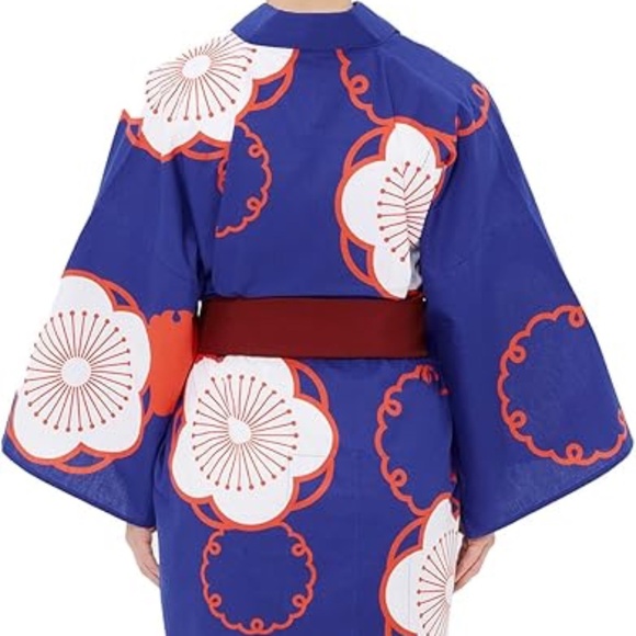 KOREMONO KIMONO Womens Ume Yukata (Standard), Lightweight Summer Robe, Size MW - Picture 2 of 11